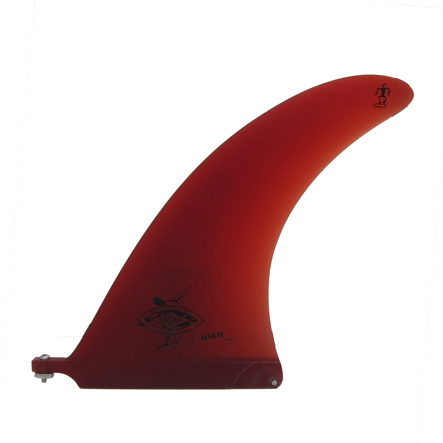 Single Fin The Lango 9" - Wine Red