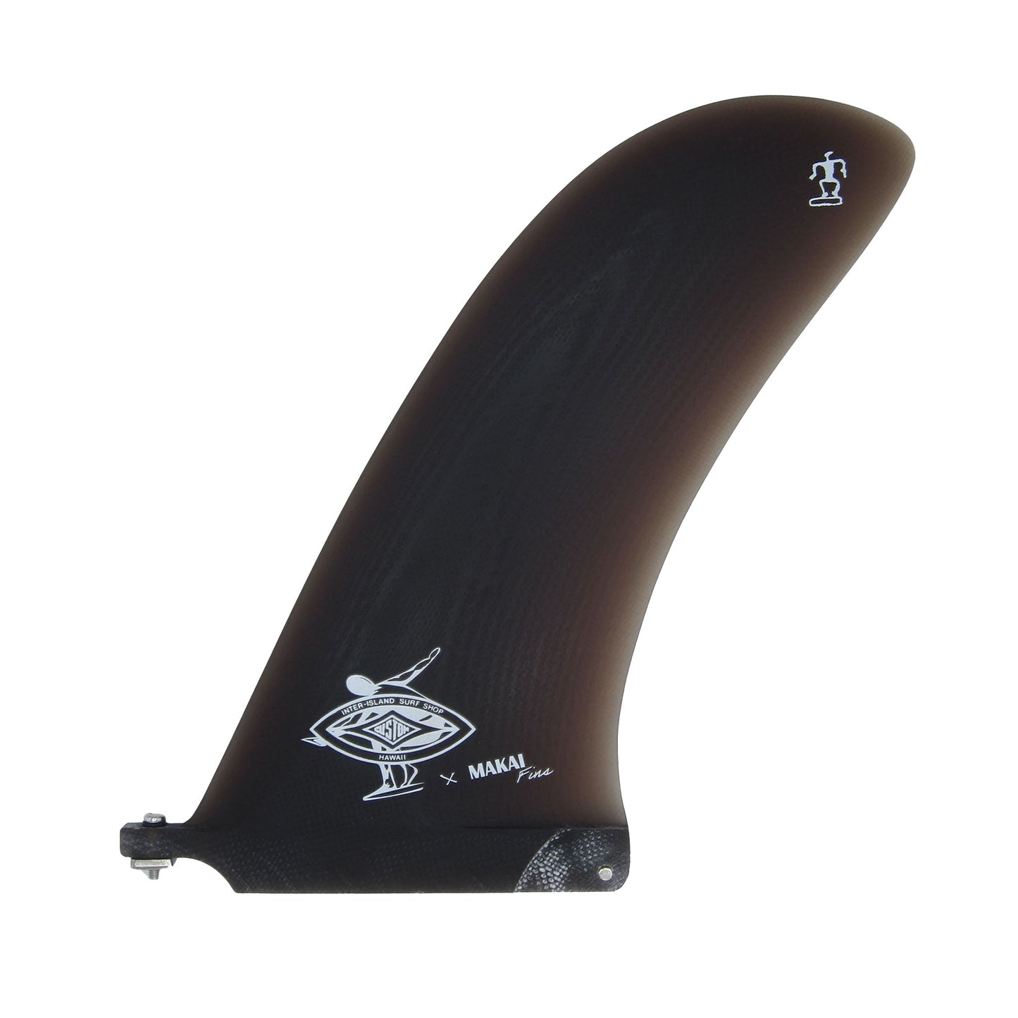Come Back 9.5" Single Fin - Smoke Grey - Makai Fins
