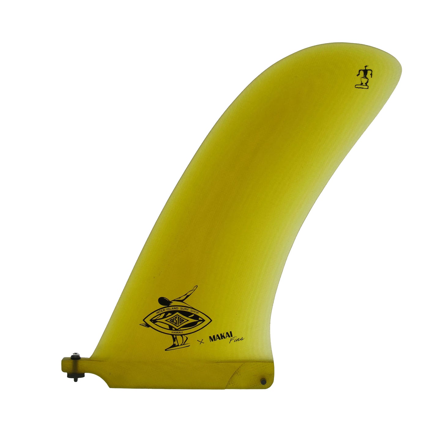 Come Back 9.5" Single Fin - Yellow - Makai Fins