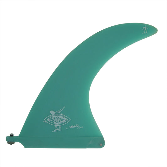 Single Fin Spark2 9" - Turquoise - Makai Fins
