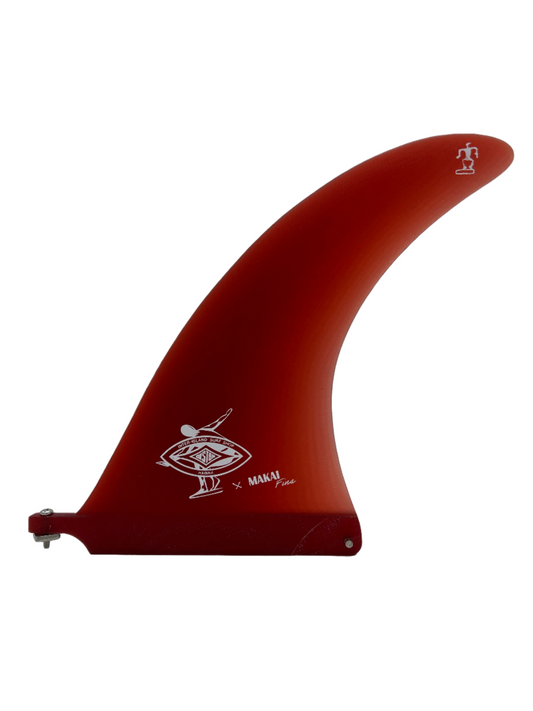 Single Fin The Lango 8.5"  - Wine Red