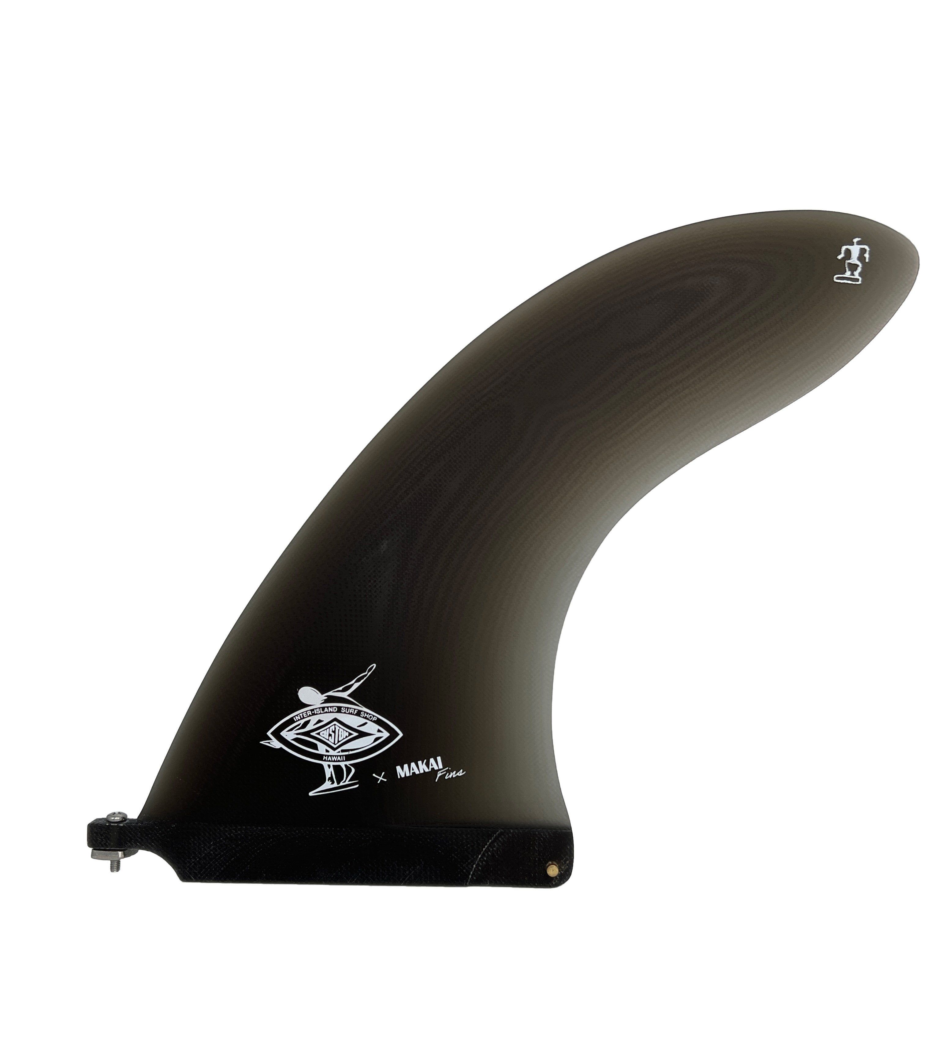 FIBRE GLAS FIN Co. 9.5” by Sparky Longboard Single Fin 9.5