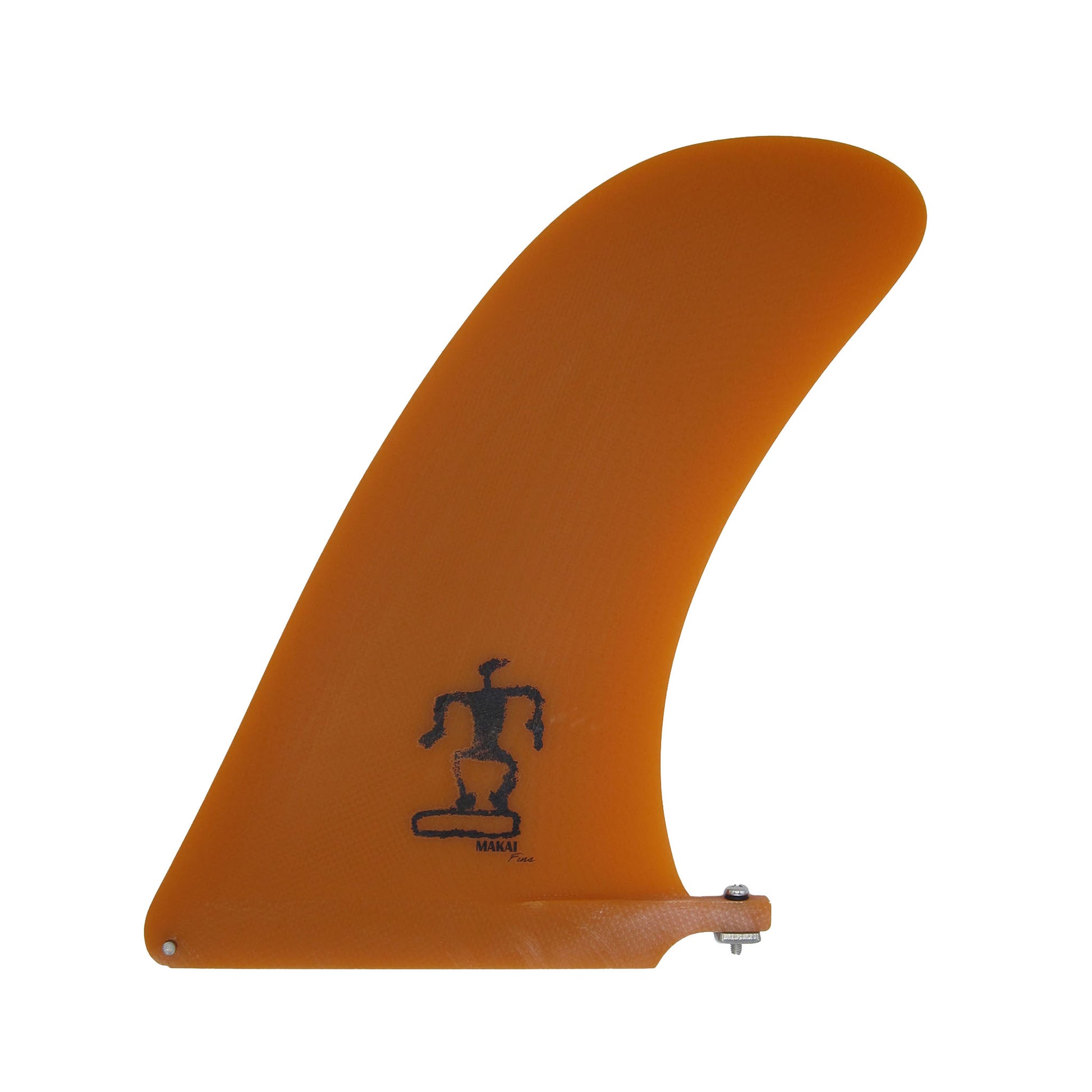 Single Fin Pivotal 9.5 - Rusty Orange – Makai Fins